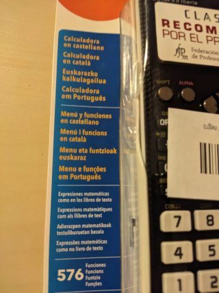 Calculadora Científica Casio fx-991SP X II