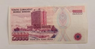 Turchia 20000 Lire 1988 P#201 quasi splendida