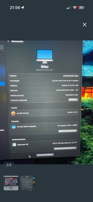 iMac 27 Retina 5K 32GB RAM