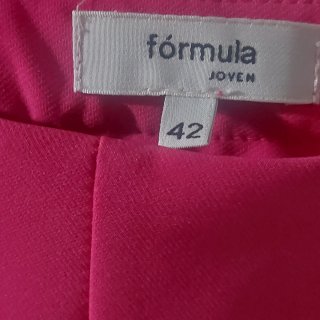 Pantalón pierna ancha rosa