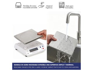 Balanza Electrónica Profesional Louis Tellier 30kg