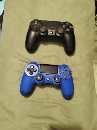 Mando PS4 DualShock 4 Negro y Azul