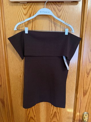 Top hombros descubiertos Mango