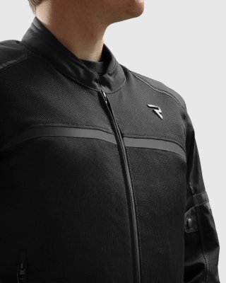 Chaqueta Moto Verano Rebelhorn Echo Negra