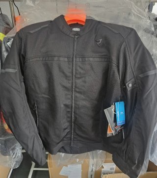 Chaqueta Moto Verano Rebelhorn Echo Negra