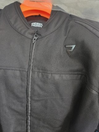 Chaqueta Moto Verano Rebelhorn Echo Negra