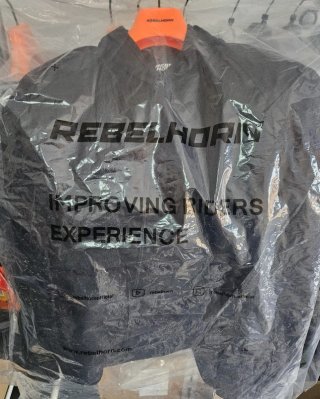 Chaqueta Moto Verano Rebelhorn Echo Negra