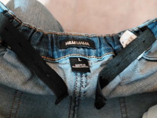 Pantalón vaquero premamá H&M Mama Talla L