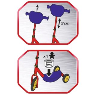 Patinete 3 Ruedas Cars Rayo McQueen