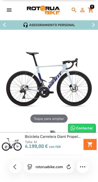 Bicicleta Giant Propel Advanced 1 Pro Talla M