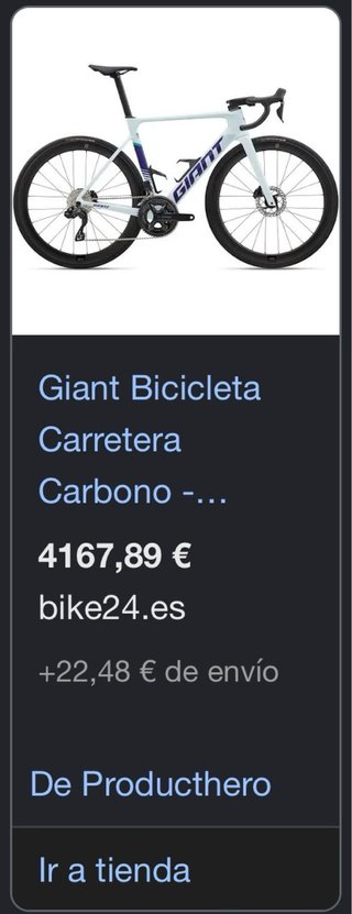 Bicicleta Giant Propel Advanced 1 Pro Talla M