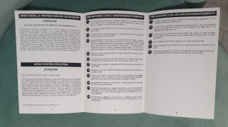 Manual Precauciones Super Nintendo (SNES)