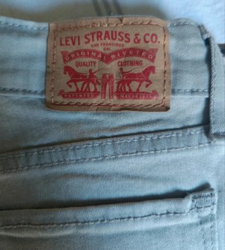 Pantalón Levis 711 Skinny gris