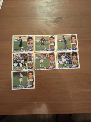 Cromos de fútbol Real Valladolid
