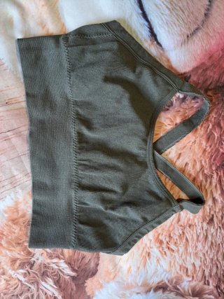 Sujetador deportivo gris talla m