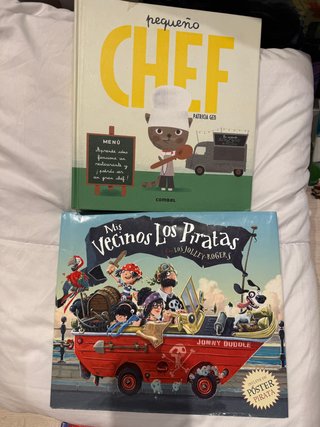 Libros infantil, juvenil. Superbruja, chef, pirata