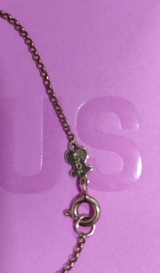 Pulsera Tous Plata Baño Oro Rosa Espinela Original