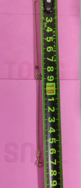 Pulsera Tous Plata Baño Oro Rosa Espinela Original