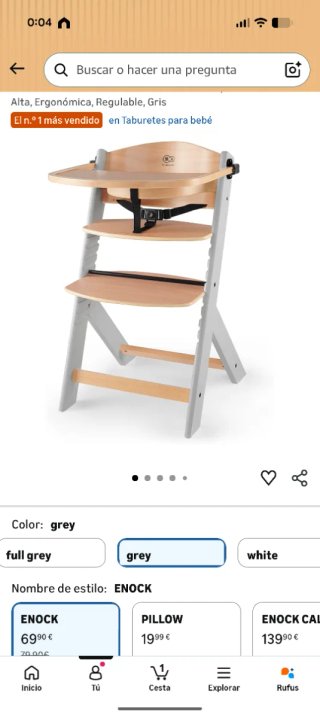 Trona Kinderkraft Enoch Madera