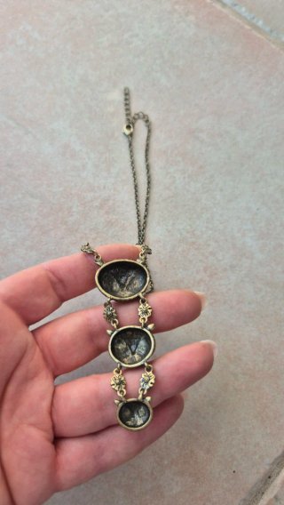 Collana con gufi dorati