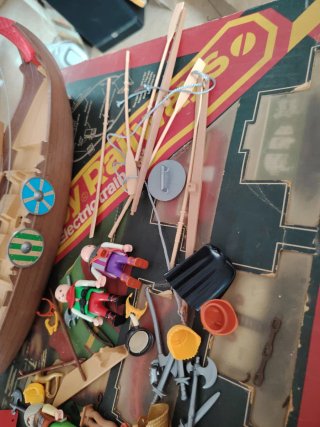 Barco Vikingo Playmobil con Figuras