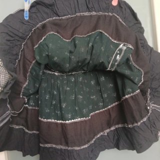 Minifalda Vintage,algodón texturizado