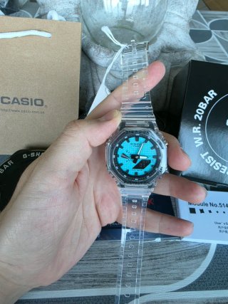 Orologio Casio G-Shock trasparente blu