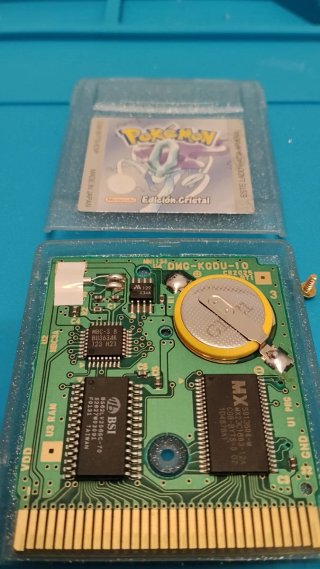 Pokémon Edición Cristal Original de Game Boy Color