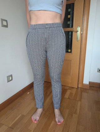 Pantalón tobillero de pata de Gallo mujer