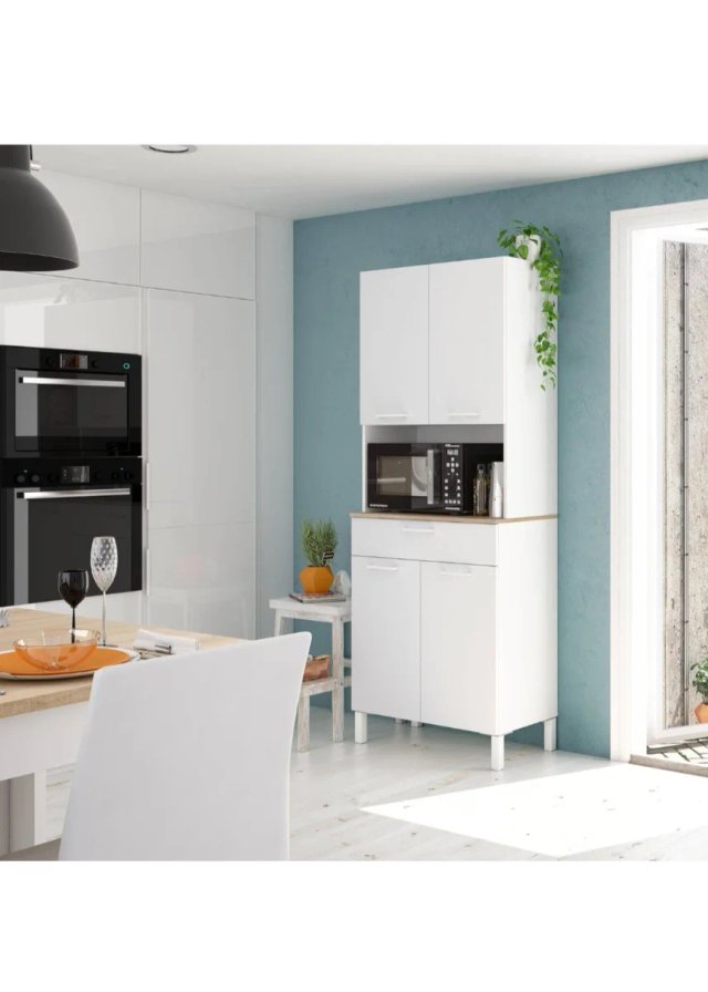 Mueble Auxiliar Wok Blanco/Madera RIMOBEL