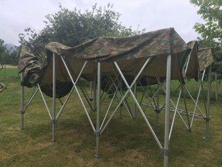 Carpa plegable profesional 4x8m aluminio de 50 mm