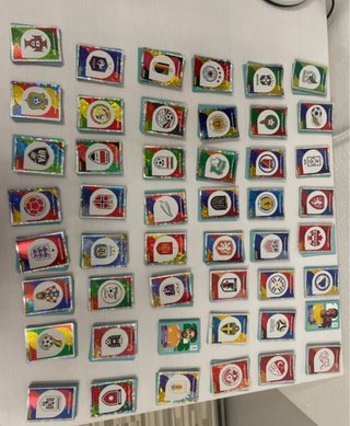 Lote 100 cromos Panini Mundial 2026 sin repetir