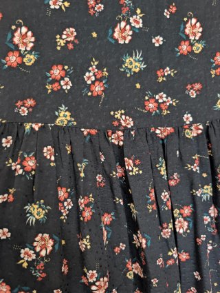 Vestido estampado floral mujer