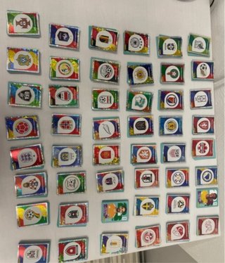 Lote 100 cromos Panini Mundial 2026 sin repetir