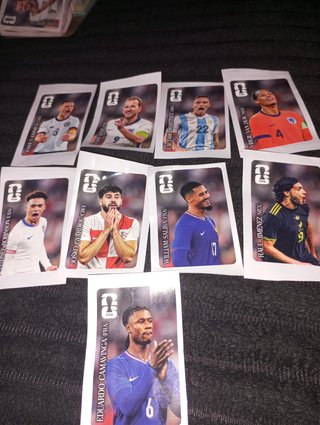 9 CROMOS COCACOLA MUNDIAL 2026 PANINI