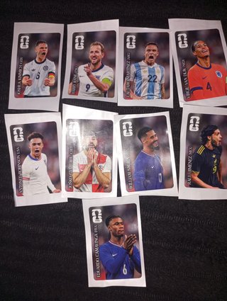 9 CROMOS COCACOLA MUNDIAL 2026 PANINI