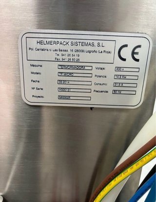 Termoselladora Tecnotrip TEB-A-100 CON 3 moldes