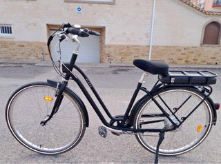 Bicicleta Eléctrica Negra