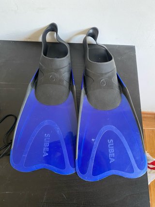 Conjunto de snorkel e aletas