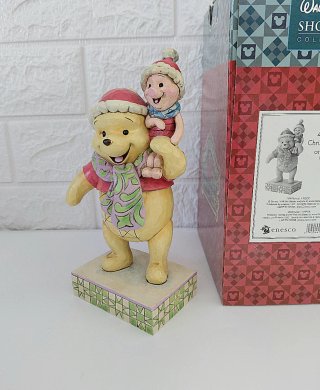 Figura Winnie Pooh y Piglet Jim Shore