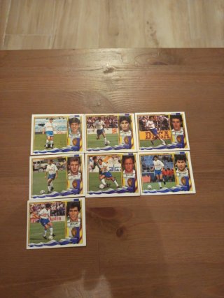Cromos de fútbol Real Zaragoza