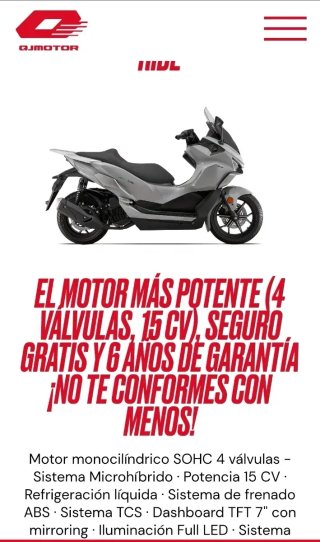 2026 VER DESCRIPCIÓN OFERTA QJMOTOR FORT125N 15CV