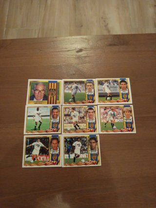 Cromos de fútbol Valencia CF