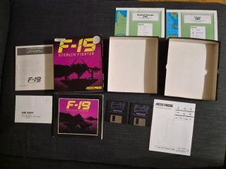 F-19 Stealth Fighter Commodore Amiga Big Box