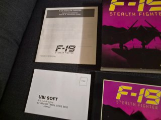 F-19 Stealth Fighter Commodore Amiga Big Box