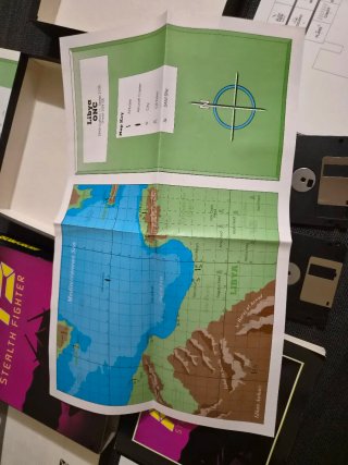 F-19 Stealth Fighter Commodore Amiga Big Box