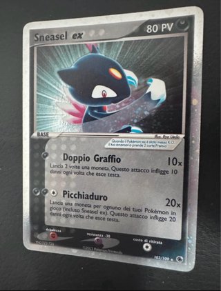 Sneasel ex 103/109 - Ex Rubino e Zaffiro