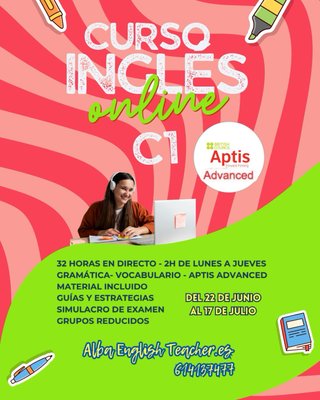 Clases inglés curso online aptis