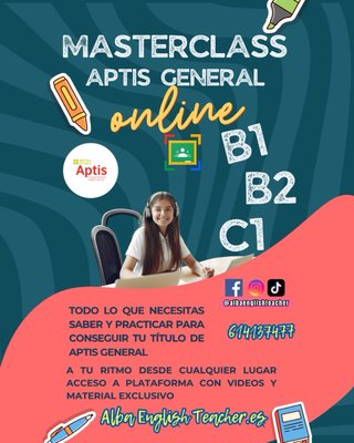 Clases inglés curso online aptis