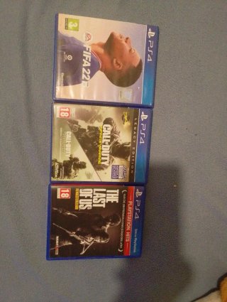 PS4 FIFA 22, Call of Duty, The Last of Us lote
